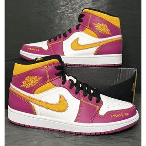 Air Jordan 1 Mid Dia de los Muertos Men's Basketball Sneakers DC0350-100 Sz 10